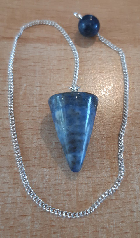 Lapis Lazuli Gemstone Crystal Pendulum (Small)