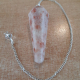 Sunstone Crystal Pendulum with chain & organza pouch