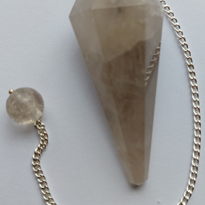 Smoky Crystal Gemstone Pendulum