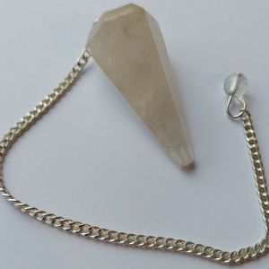 Light Smoky Crystal Gemstone Pendulum